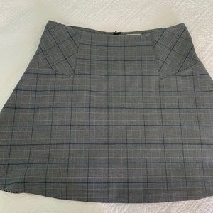 Loft outlet a line plaid skirt, size 12